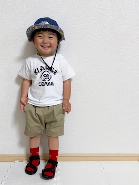 EIMA.SAEさん（キッズ・80cm）の春コーディネート