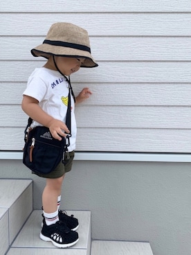 EIMA.SAEさん（キッズ・80cm）の夏コーディネート