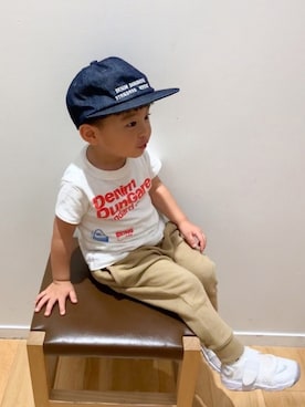 「quoti use fith（クゥオティ　ユース　フィス）のアイテム」を使った、EIMA.SAEさん（キッズ・80cm）の夏コーディネート
