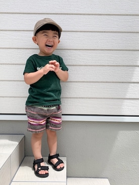 EIMA.SAEさん（キッズ・90cm）の夏コーディネート