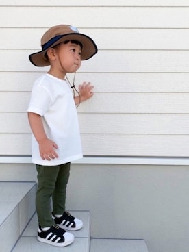 EIMA.SAEさん（キッズ・90cm）の夏コーディネート