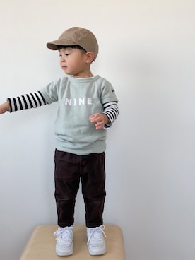 EIMA.SAEさん（キッズ・90cm）の冬コーディネート