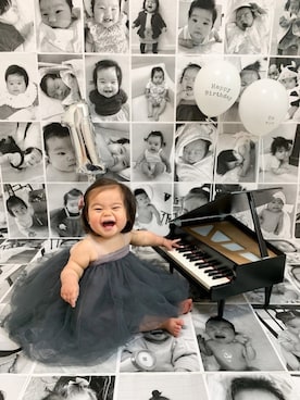 「チュチュ」｜EIMA.SAEさん（キッズ・90cm）の春コーディネート