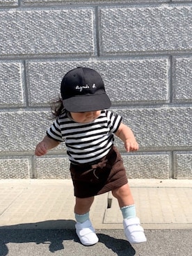 EIMA.SAEさん(キッズ・90cm)の夏コーディネート