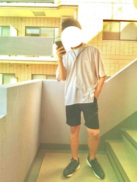 「黒パンツ」｜☀️HARUTO☀️さん（メンズ・183cm）の秋コーディネート