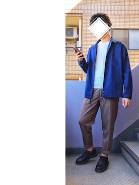 「オシャレパッソ」｜「アイテム（デニムジャケット）」を使った、☀️HARUTO☀️さん（メンズ・183cm）の秋コーディネート