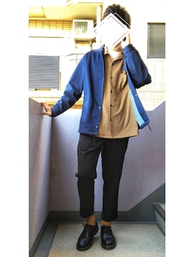 「デニムコーチジャケット」｜☀️HARUTO☀️さん（メンズ・183cm）の秋コーディネート