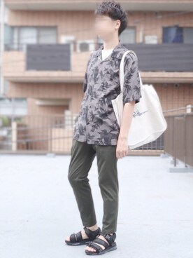 「FUJIROCKEEN」｜「アイテム（その他）」を使った、☀️HARUTO☀️さん（メンズ・183cm）の夏コーディネート