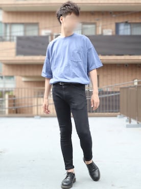「ブルー×ブラック」｜「アイテム（その他）」を使った、☀️HARUTO☀️さん（メンズ・183cm）の夏コーディネート
