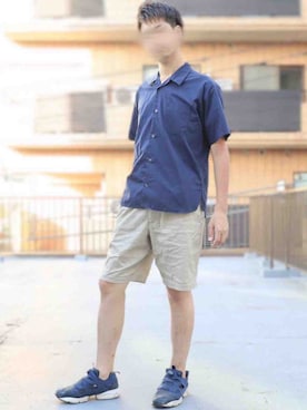 「オープンカラー」｜「アイテム（その他）」を使った、☀️HARUTO☀️さん（メンズ・183cm）の夏コーディネート