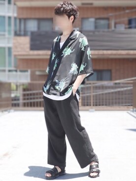 「FUJIROCKEEN」｜☀️HARUTO☀️さん（メンズ・183cm）の夏コーディネート