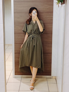 「Martha（マーサ）のアイテム」を使った、yukachiiiさん（レディース・162cm）の夏コーディネート