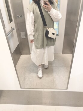 「ショッピング」｜「アイテム（アクセサリー）」を使った、はるかさん（レディース・152cm）の春コーディネート
