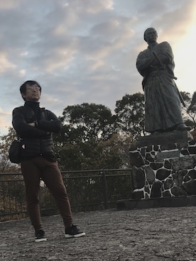 「坂本龍馬」｜しもん＠WEARさん（メンズ・173cm）の冬コーディネート