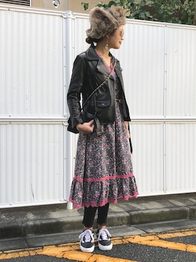 MAISON DE REEFURのライダースジャケットを使った人気