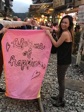 Jennifer Hungさん(レディース・160cm)の冬コーディネート