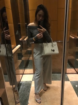 Jennifer Hungさん（レディース・160cm）の冬コーディネート