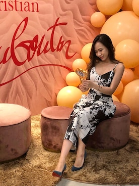 「ZALORA（-）のアイテム（オールインワン・サロペット）」を使った、Jennifer Hungさん（レディース・160cm）の秋コーディネート