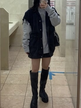 mさん（レディース・158cm）の春コーディネート