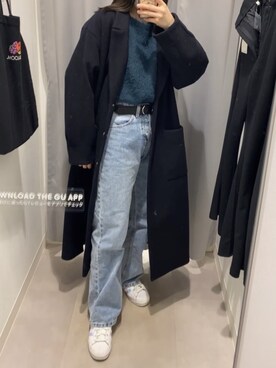 「PAGEBOY（ページボーイ）のアイテム（チェスターコート）」を使った、mさん（レディース・158cm）の春コーディネート