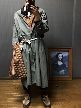 「美容師」｜「アイテム（その他アウター）」を使った、モリさん（メンズ・165cm）の秋コーディネート