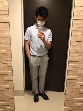 「Jack Willsのアイテム」を使った、Djiさん（メンズ・168cm）の夏コーディネート