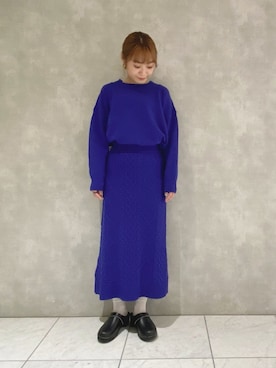 「POU DOU DOU（プードゥドゥ）のアイテム」を使った、よしかわさん（レディース・151cm）の秋コーディネート