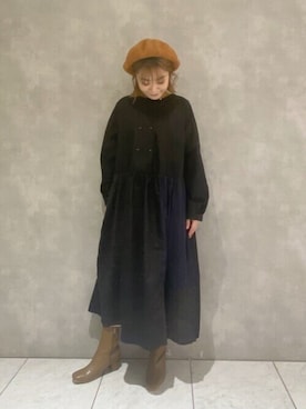 「pou dou dou」｜よしかわさん（レディース・151cm）の冬コーディネート