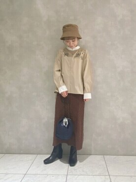 よしかわさん（レディース・151cm）の冬コーディネート