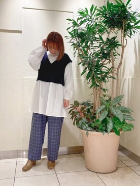よしかわさん（レディース・151cm）の冬コーディネート