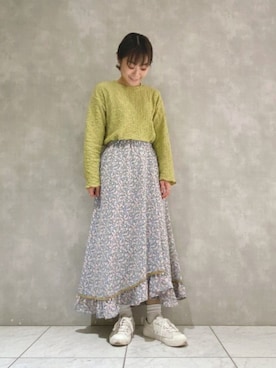 「poudoudou」｜よしかわさん（レディース・151cm）の冬コーディネート