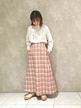 「pou dou dou」｜よしかわさん（レディース・151cm）の冬コーディネート