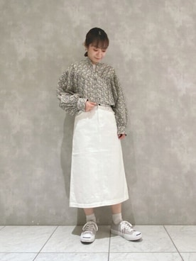 「ナロースカート」｜よしかわさん（レディース・151cm）の冬コーディネート