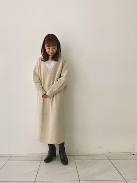 よしかわさん（レディース・151cm）の冬コーディネート