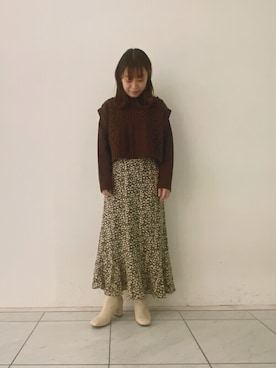 よしかわさん（レディース・151cm）の冬コーディネート