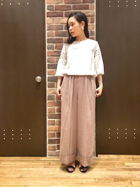 「カジュアルアップ」｜suu.さん（レディース・152cm）の夏コーディネート