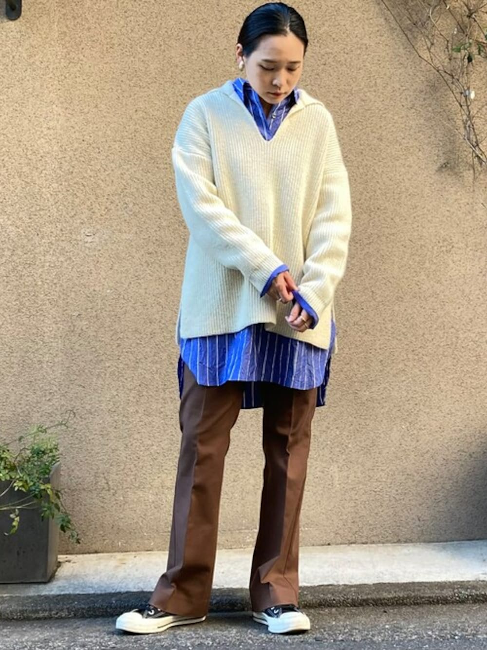 「驛｢譏懶ｽｹ譏ｴﾎ暮Δ譏ｴ繝ｻ、髯ｷ竄ｬ繝ｻ・ｬ驛｢・ｧ繝ｻ・ｳ驛｢譎｢・ｽ・ｼ驛｢譏ｴ繝ｻ、髣厄ｽｴ隰・・・ｽ・ｺ繝ｻ・ｫ鬯ｮ貊ゑｽｽ・ｷ驛｢・ｧ繝ｻ・ｳ驛｢譎｢・ｽ・ｼ驛｢譏ｴ繝ｻ、驛｢・ｧ繝ｻ・ｷ驛｢譎｢・ｽ・｣驛｢譏ｴ繝ｻ邵ｺ蟶ｷ・ｹ・ｧ繝ｻ・ｿ驛｢・ｧ繝ｻ・､驛｢譎｢・ｽ・ｫ、驛｢・ｧ繝ｻ・ｷ驛｢譎｢・ｽ・ｳ驛｢譎丞ｹｲ・弱・、驛｢・ｧ繝ｻ・ｫ驛｢・ｧ繝ｻ・ｸ驛｢譎｢・ｽ・･驛｢・ｧ繝ｻ・｢驛｢譎｢・ｽ・ｫ、驛｢譎擾ｽｸ蜴･・｡驛｢・ｧ繝ｻ・､驛｢譏ｴ繝ｻ、驛｢・ｧ繝ｻ・ｻ驛｢譎｢・ｽ・ｼ驛｢譎｢・ｽ・ｩ驛｢譎｢・ｽ・ｼ驛｢・ｧ繝ｻ・ｫ驛｢譎｢・ｽ・ｩ驛｢譎｢・ｽ・ｼ、驛｢譎擾ｽｼ・ｱ・趣ｽｦ驛｢譎・§・取刮・ｹ・ｧ繝ｻ・｢驛｢譎｢・ｽ・ｳ驛｢譎擾ｽ｣・ｹ郢晢ｽｻ驛｢譎｢・ｽ・ｫ、驛｢譎・ｽｼ譁絶襖驛｢譎｢・ｽ・ｫ驛｢譏ｴ繝ｻ郢晢ｽｵ驛｢・ｧ繝ｻ・ｧ驛｢譎｢・ｽ・ｼ驛｢譎｢・ｽ・ｫ」｜「FIL DE FERのシェットランド　セーラーカラーニット（ニット/セーター、ホワイト系）」を使った、suu.さん（レディース・152cm）の冬コーディネートの1枚目の写真