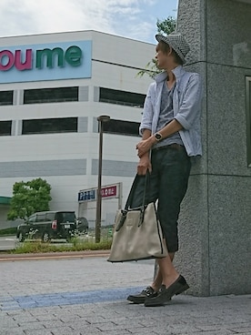 ゆめタウン光の森 ハイダウェイさん（メンズ・180cm）の夏コーディネート