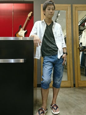 ゆめタウン光の森 ハイダウェイさん（メンズ・170cm）の夏コーディネート