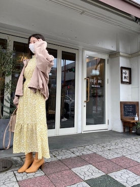 「apres jour（アプレジュール）のアイテム（マウンテンパーカー）」を使った、harunoさん（レディース・158cm）の春コーディネート