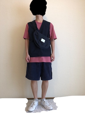 「417 EDIFICE（フォーワンセブンエディフィス）のアイテム（ブルゾン）」を使った、ななおさん（メンズ・165cm）の夏コーディネート