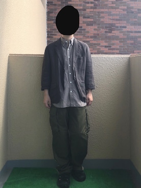 「Sebastian（セバスティアン）のアイテム」を使った、ななおさん（メンズ・165cm）の秋コーディネート