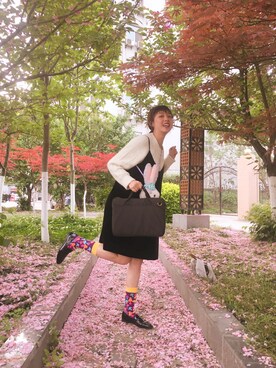 「HIPS（ヒップス）のアイテム」を使った、dolesさん（レディース・160cm）の春コーディネート