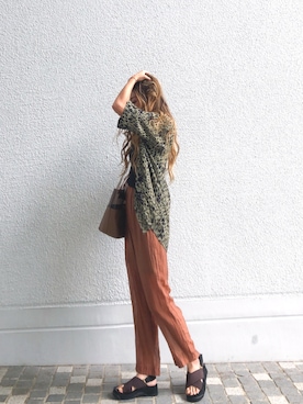 由梨さん(レディース・164cm)の秋コーディネート