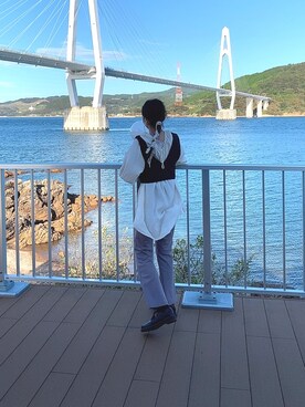 「しまむら（シマムラ）のアイテム（その他）」を使った、Lunaさん（レディース・162cm）の冬コーディネート