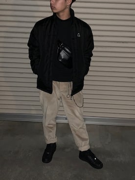 「HEAD（ヘッド）のアイテム（ジャケット/アウター）」を使った、syoさん（メンズ・170cm）の冬コーディネート