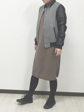 「aimoha（アイモハ）のアイテム（ジャケット/アウター）」を使った、aimohaさん（レディース・150cm）の冬コーディネート