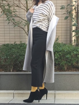 「aimoha（アイモハ）のアイテム（ジャケット/アウター）」を使った、aimohaさん（レディース・150cm）の冬コーディネート