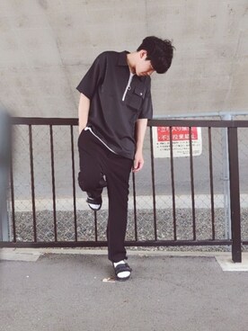 「EVOL（イーボル）のアイテム」を使った、kazuさん（メンズ・178cm）の夏コーディネート
