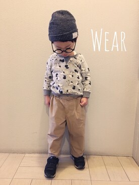 Yuitonさん（キッズ・100cm）の冬コーディネート